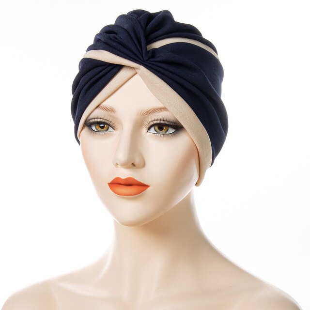 Turban Queen Montana (Navy blau)
