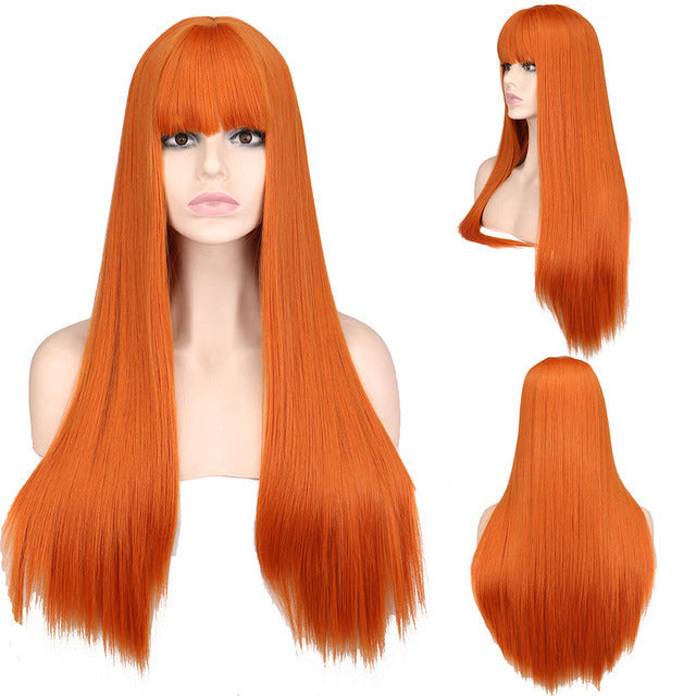 Perücke Queen Eowyn (Orange)