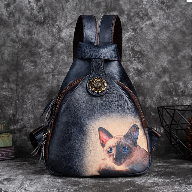 Rucksack Queen Miau (4 Farben)