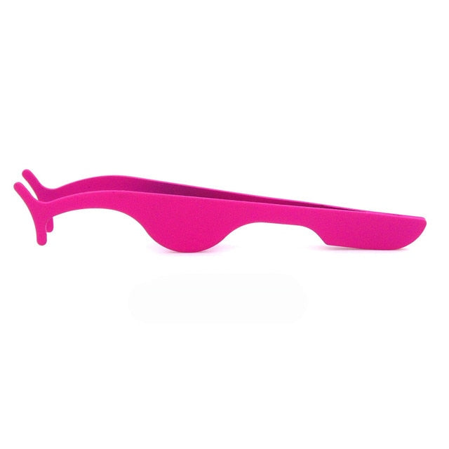 Pinzette für Falsche Wimpern (Fuchsie)