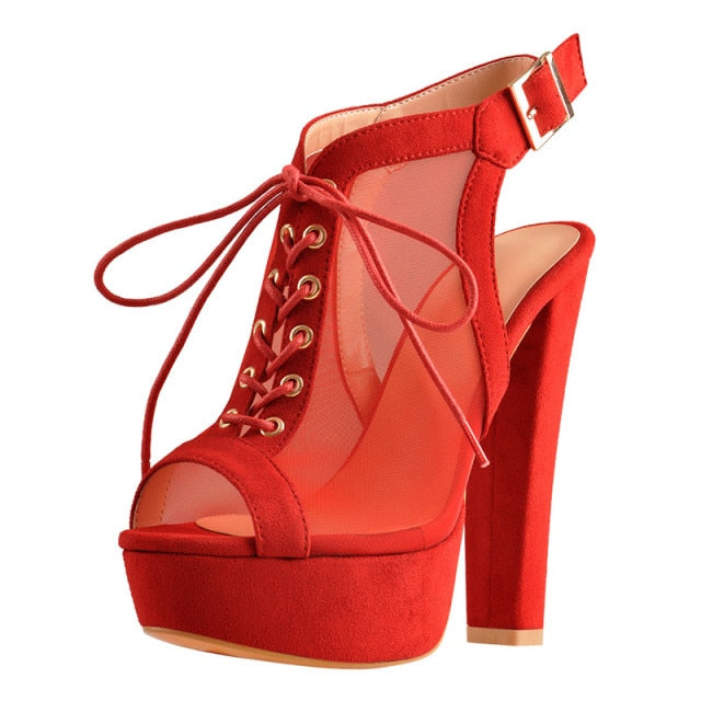 Sandalen Queen Maisker (Rot)