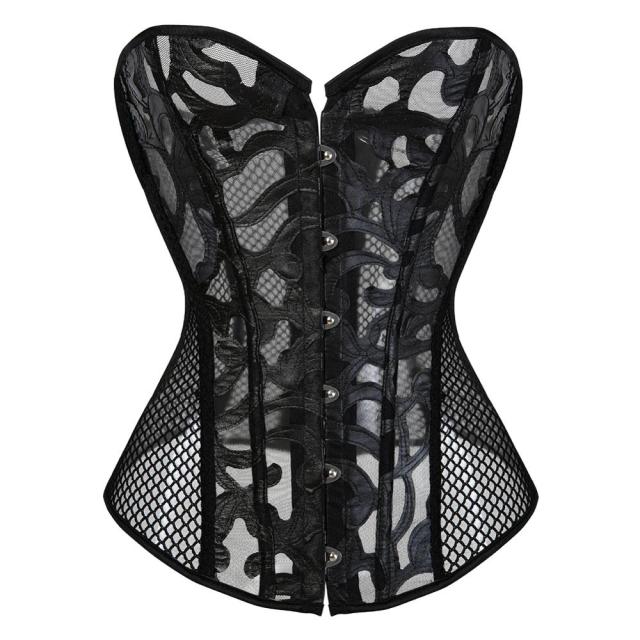 Korsett Drag Minj (Schwarz)