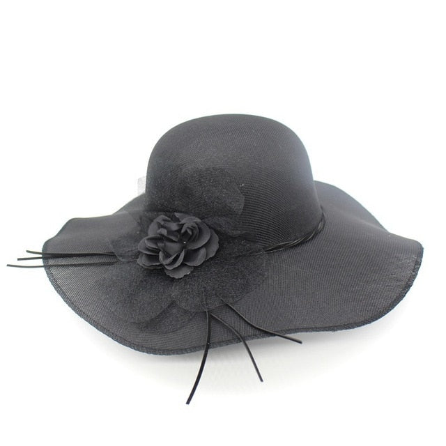 Hut Drag Linen (Schwarz)
