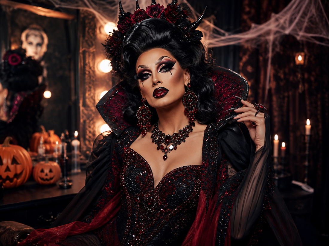Halloween Drag Queen Looks: dunkler Glamour, Bühnen-Drama und starke Charaktere