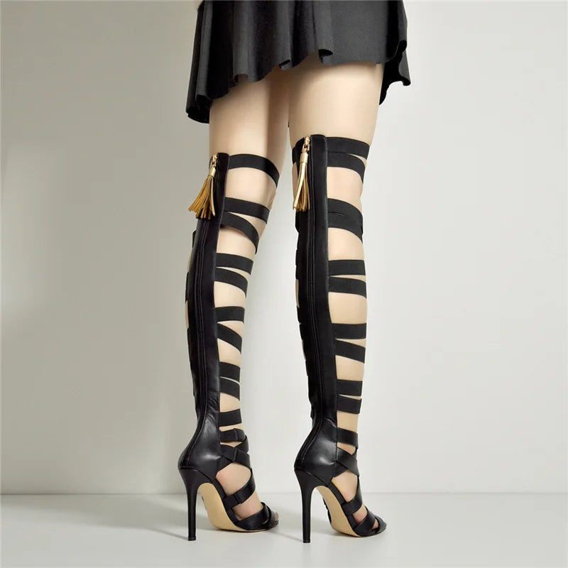 Sandalen Queen Treya (Schwarz)