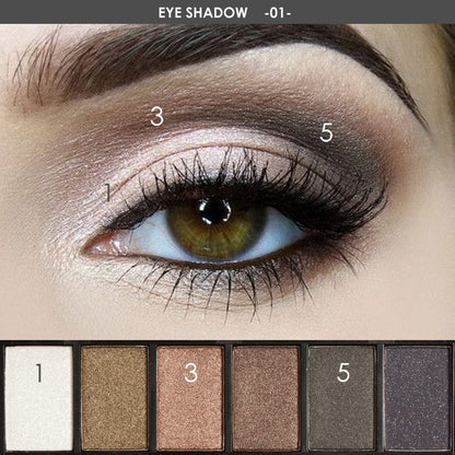 Professionelle Make-up-Palette - Perfekte rauchige Augen (4 Varianten)