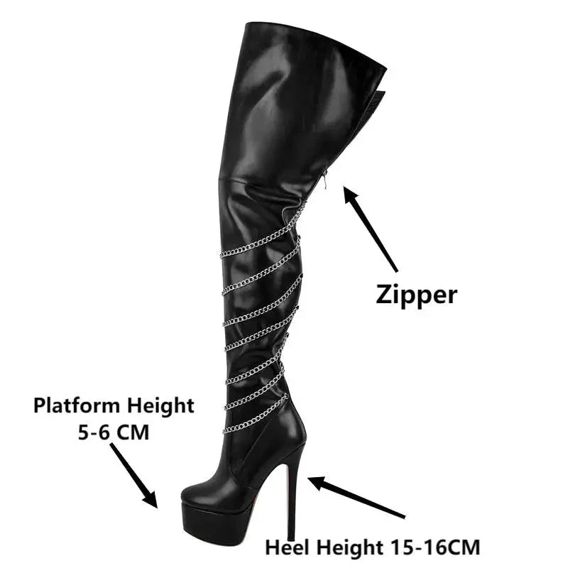 Stiefel Queen Bell (2 farben)