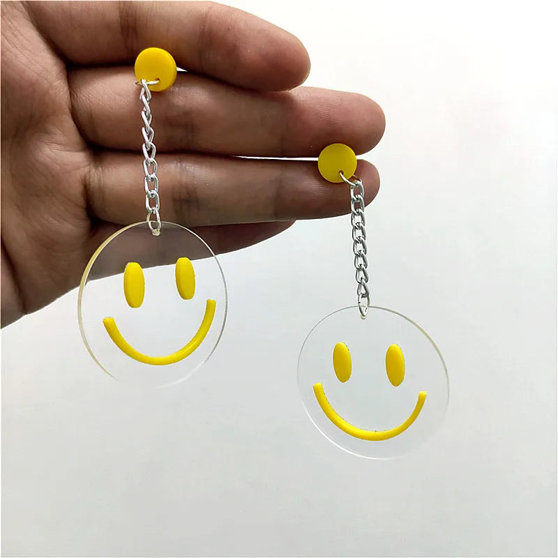 Ohrringe Queen Smiley