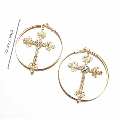 Ohrringe Queen Cross