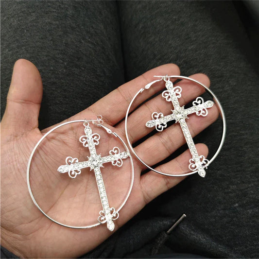 Ohrringe Queen Cross