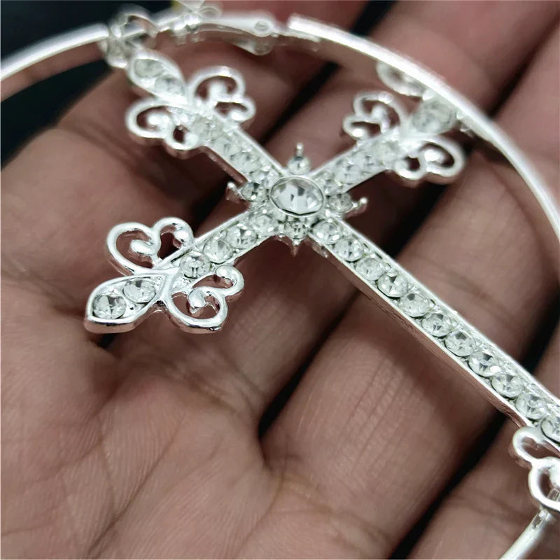 Ohrringe Queen Cross