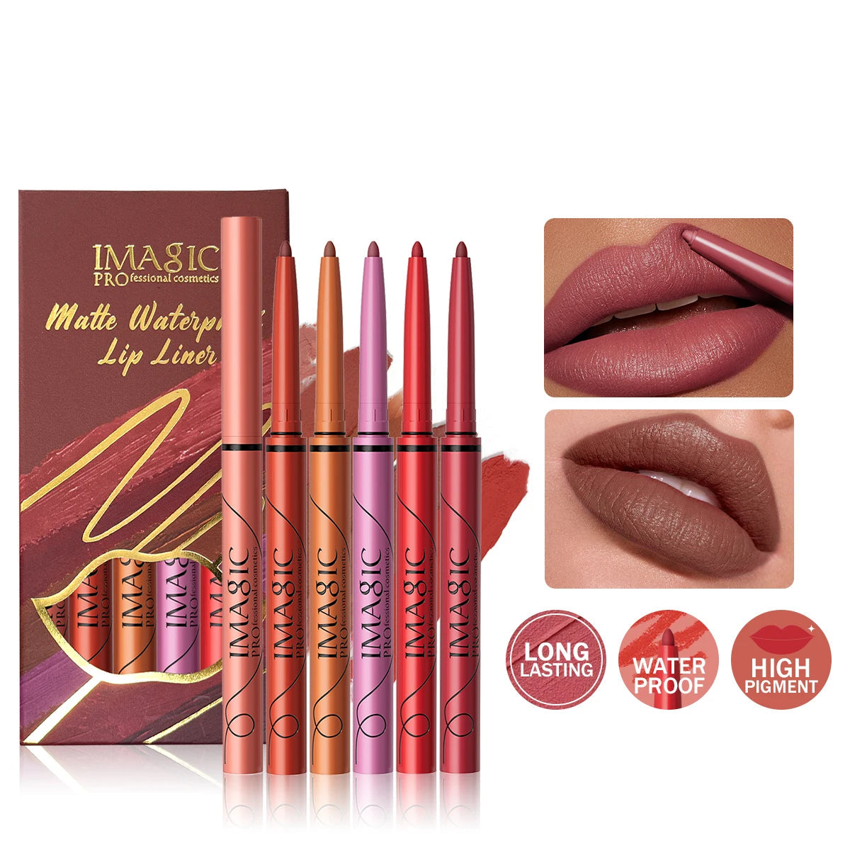 Lip Liner Queen Toulouse (6-Farben-Set)