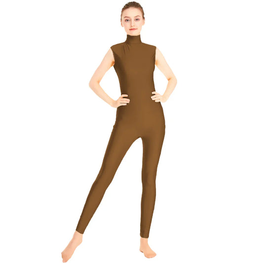 Ganzanzug Queen Satin (Brown)