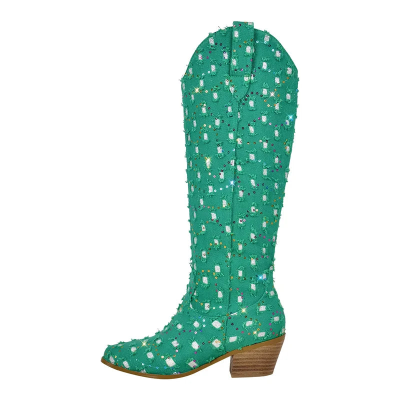 Stiefel Queen Periwinkle (4 farben)