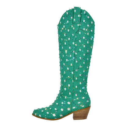Stiefel Queen Periwinkle (4 farben)