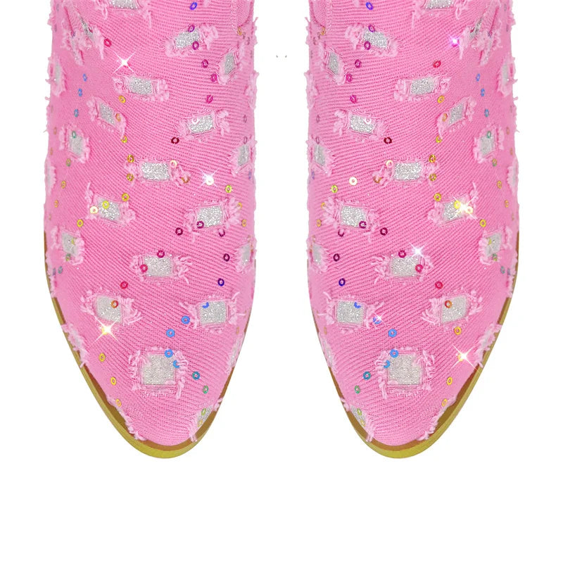 Stiefel Queen Periwinkle (4 farben)