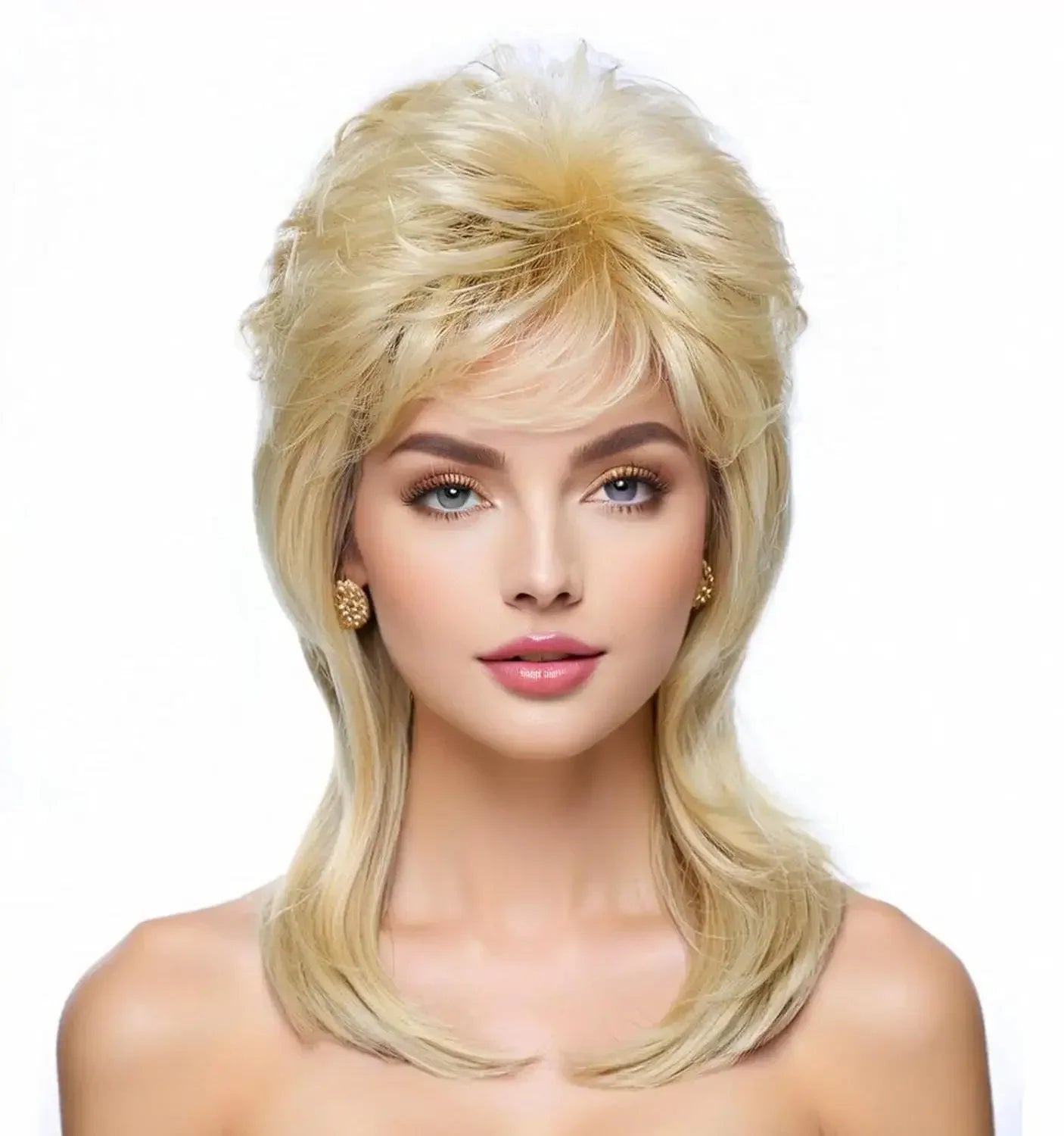 Perücke Queen Dolly (4 Farben)