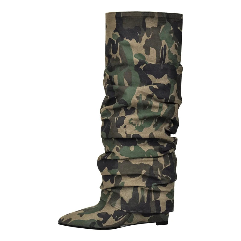 Stiefel Queen Flax (3 farben)