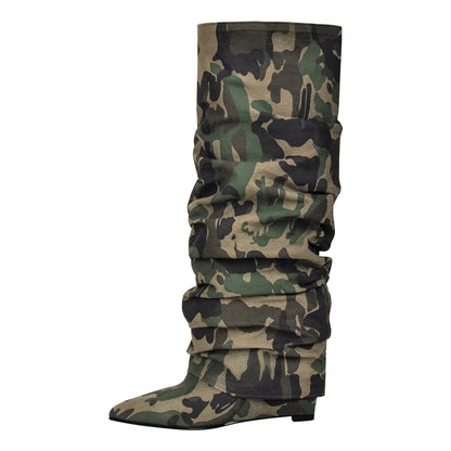 Stiefel Queen Flax (3 farben)
