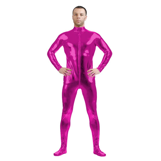 Zentai Anzug Queen Glitter (Fuchsia)