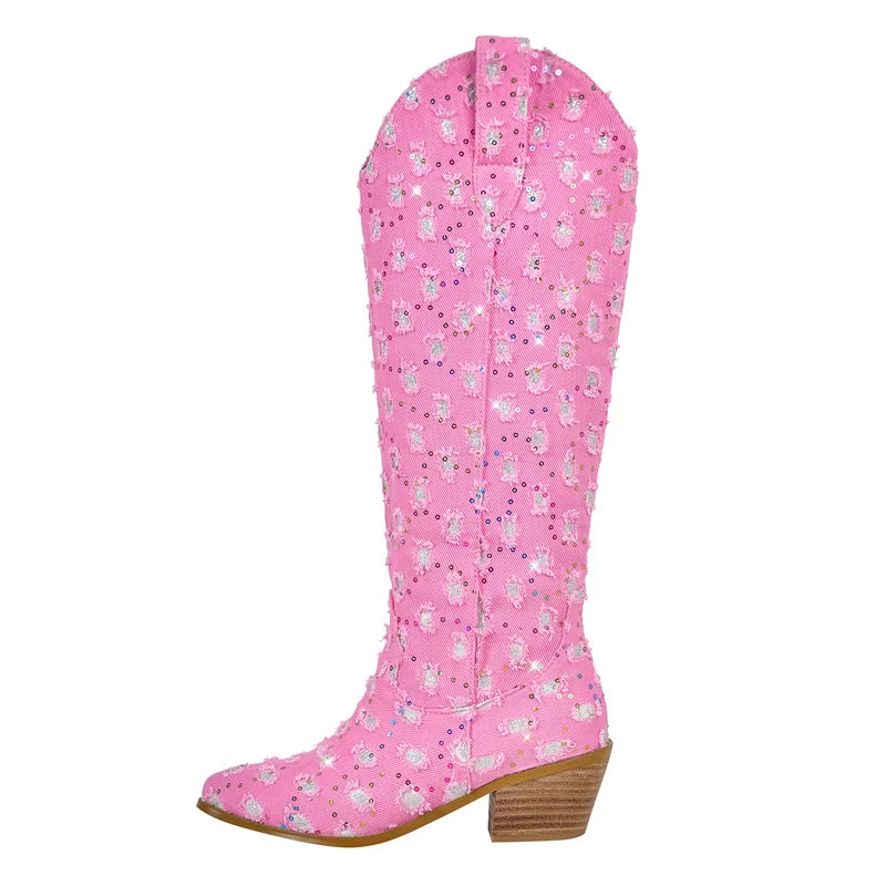 Stiefel Queen Periwinkle (4 farben)