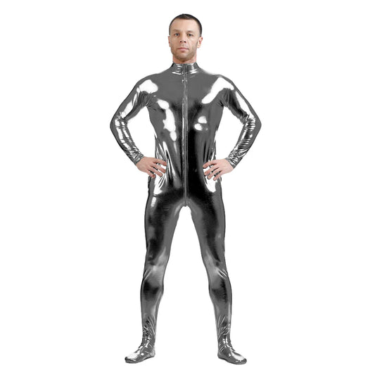 Zentai Anzug Queen Glitter (Gray)