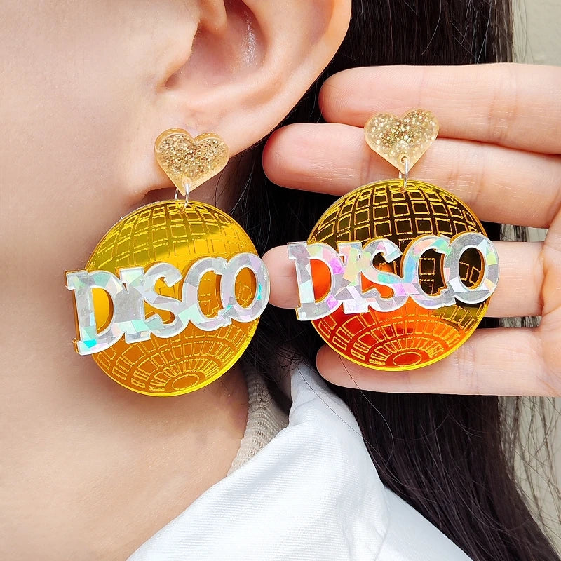 Ohrringe Queen Disco