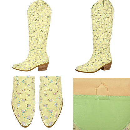 Stiefel Queen Periwinkle (4 farben)