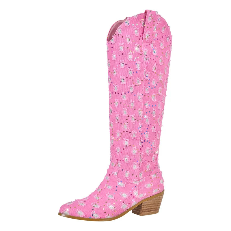 Stiefel Queen Periwinkle (4 farben)