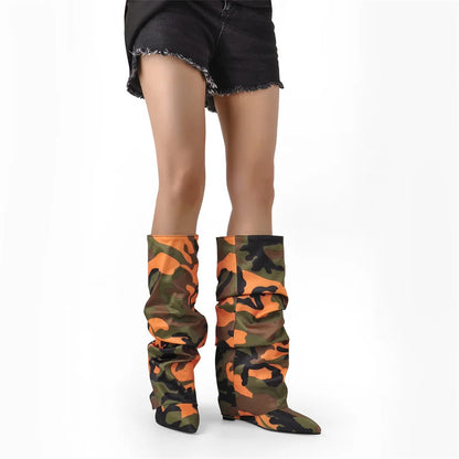 Stiefel Queen Flax (3 farben)