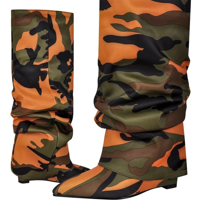 Stiefel Queen Flax (3 farben)