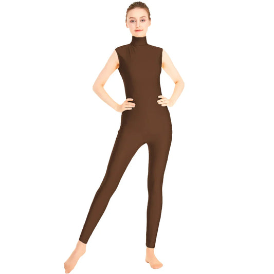 Ganzanzug Queen Satin (Coffee)
