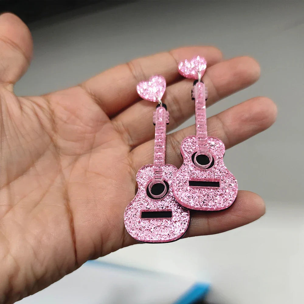 Ohrringe Queen Guitar
