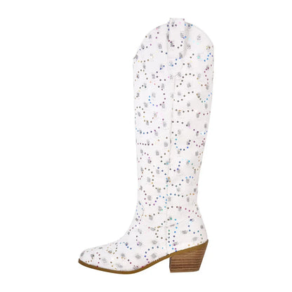 Stiefel Queen Periwinkle (4 farben)