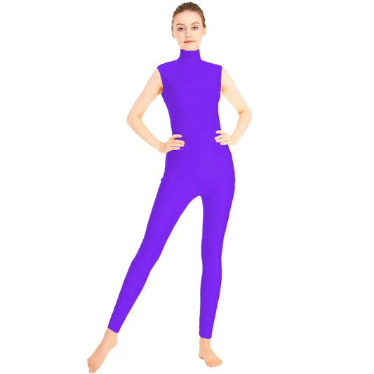 Ganzanzug Queen Satin (Deep purple)