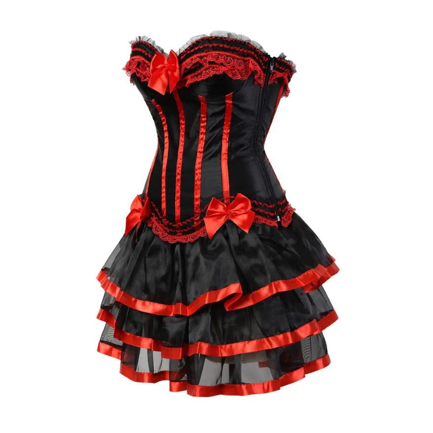 Korsettkleid Drag Timon (Rot)