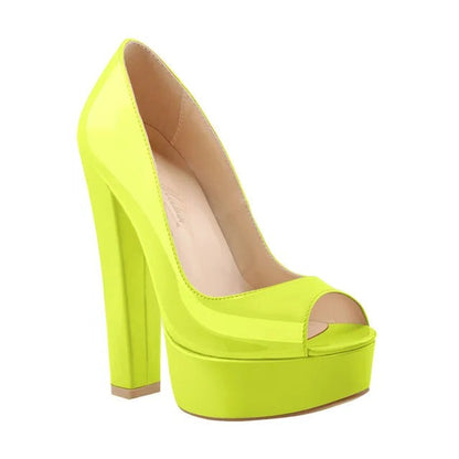 Pumps Queen Quine (Fluoreszierendes Gelb)