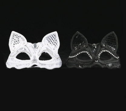 Maske Queen Kitten (2 Farben)