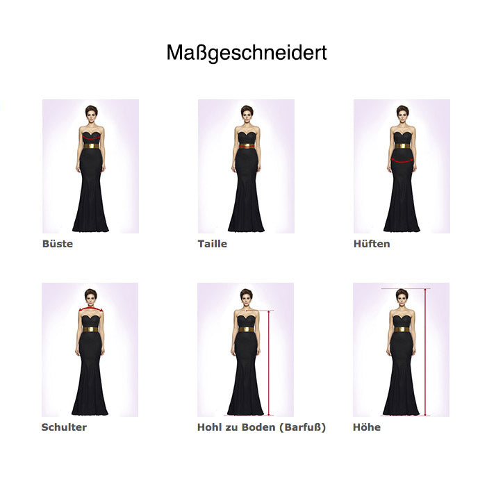 Abendkleid Queen Graddy (4 Farben)