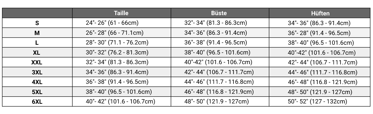 Korsett Drag Rubber (Schwarz)