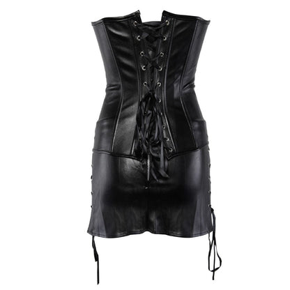 Korsettkleid Drag Xena (Schwarz)