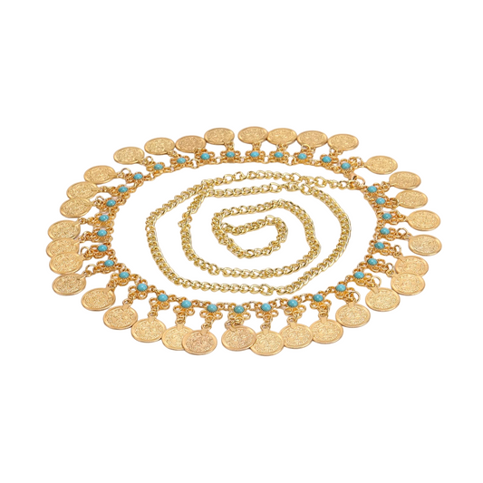 Gürtel Queen Coins (Gold)