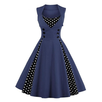Vintage Kleid Queen Swing (5 Farben)