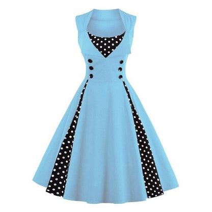 Vintage Kleid Drag Swing (5 Farben)
