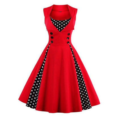 Vintage Kleid Drag Swing (5 Farben)