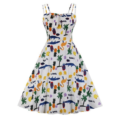Vintage Kleid Drag Tropic