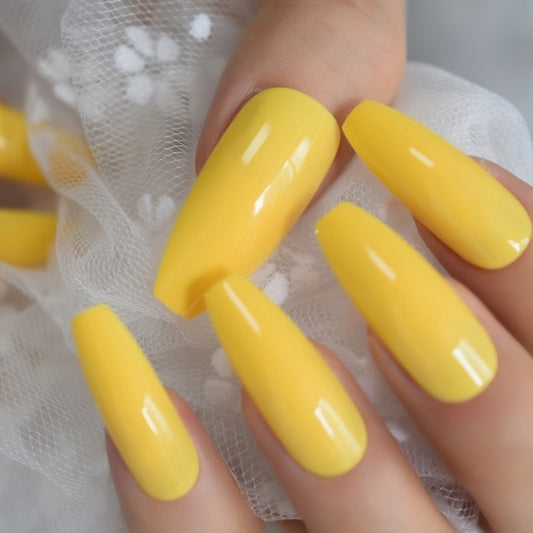 Künstliche Nägel Drag Lemon (24 Einheiten)