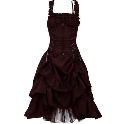 Vintage Kleid Queen Noire (4 Farben)