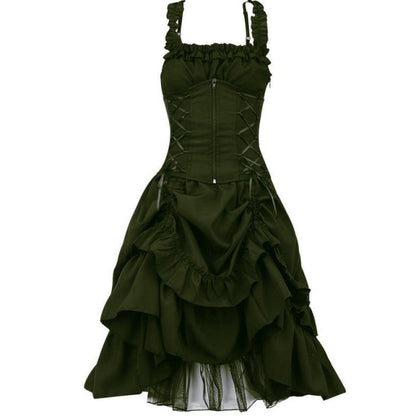 Vintage Kleid Queen Noire (4 Farben)