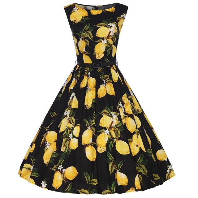 Vintage Kleid Queen Lemons (2 Farben)